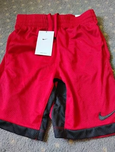 Boys Nike Dri-Fit Training Medium Shirts Red/Black Shorts - Picture 1 of 5