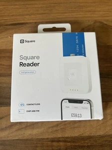 SQUARE® Contactless Card Payment Reader (2nd Gen): Chip & PIN Apple Google Pay* - Picture 1 of 5