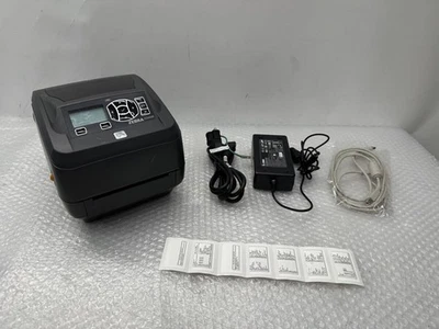 Zebra ZD500R RFID Label Printer w/ Adapter Tested Used Japan - Image 1 of 4