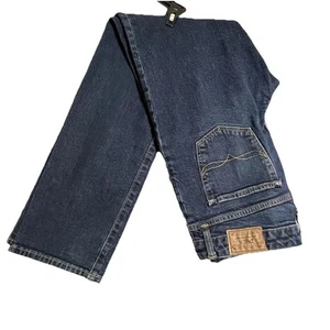 Polo Ralph Lauren Jeans The Hampton Straight Youth Size 20 Dark Wash 30x30 - Picture 1 of 10