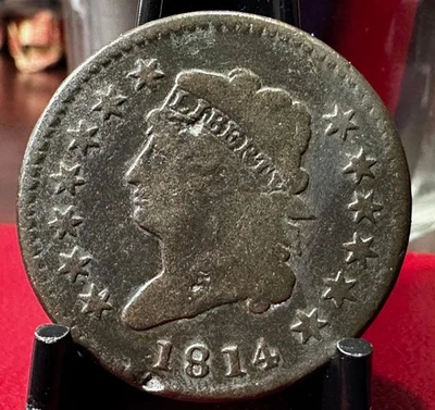 1814 United States Classic Head Large Cent Great Shape!! - Image 1 of 3