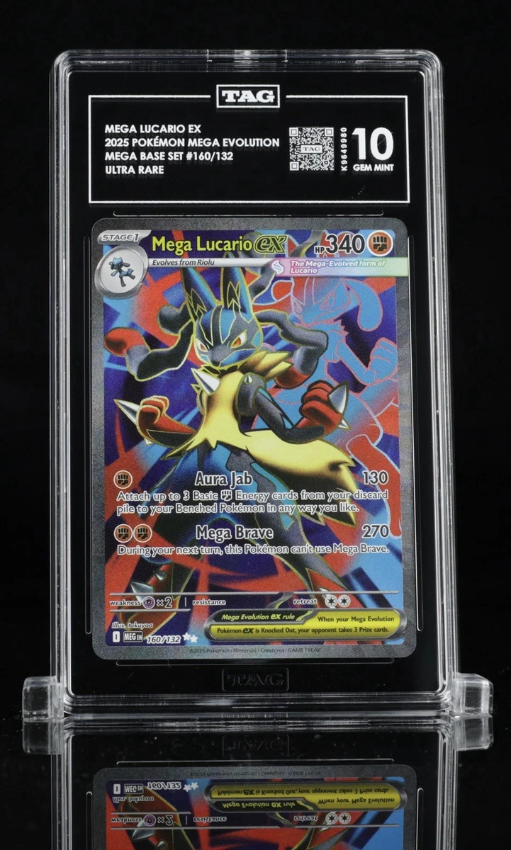 Pokémon TCG Grade 10 Lucario Individual Collectible Card Game