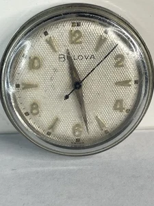 Vintage Bulova L7 (1957) White Guilloché Dial Swiss Watch Face  - Picture 1 of 5