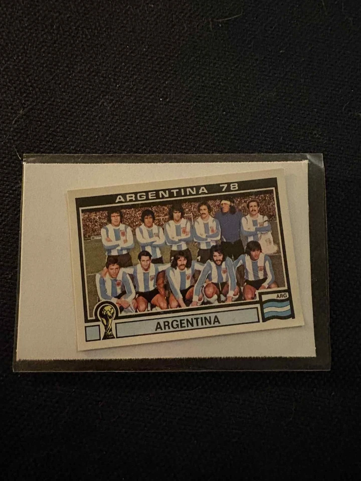 # 44 ARGENTINE Equipe team PANINI Argentina 78 football 1978 vignette card - Photo 1/1