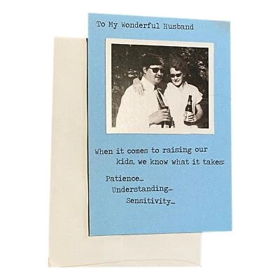 Father's Day Greeting Card - To my wonderful husbandWhen it comes to raising ou - Image 1 of 2