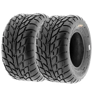 Pair of 2, 18x9.5-8 18x9.5x8 Quad ATV All Terrain AT 6 Ply Tires A021 by SunF - Picture 1 of 12