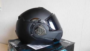 LS2 Adfant Klapp Motorradhelm FF 906 Matt Schwarz, Dunkles Visier, Gr.M - Bild 1 von 12
