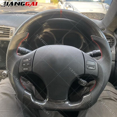 Volante deportivo de fibra de carbono real para LEXUS IS250 IS300 IS350 2006-2012 Foto 1 de 4