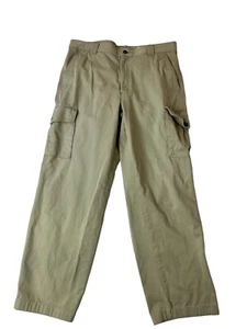 Eddie Bauer Herren Khaki Beige Baumwolle Cargohose Größe 36x31 Outdoor - Bild 1 von 8