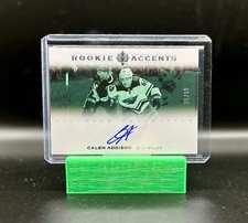 2021-22 Upper Deck Ultimate Collection Calen Addison Rookie Accents Auto /99