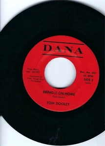 OHIO RITE PRESS- SOUL- TOM DOOLEY- "BRING IT ON HOME"/HAVE A HAPPY HAPPY TIME-NM - Picture 1 of 2
