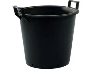 Extra Large Heavy Duty Black Plastic Container Plant Pots with Handles 100lt - Picture 1 of 1