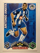 Match Attax 2009/10 Premier League trading card Antonio Amaya Wigan