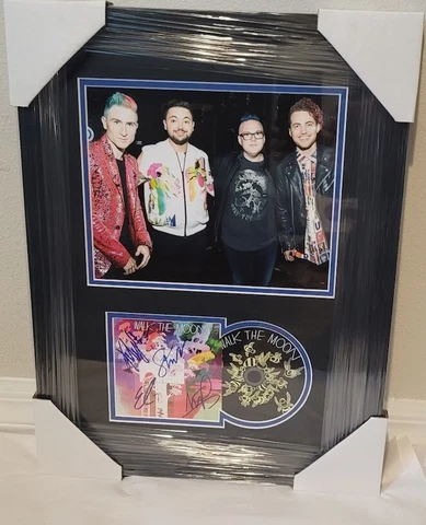 Walk the Moon  Band Signed Autographed Self Titled  CD  Framed JSA COA Cover