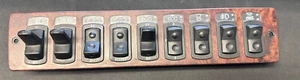 Kenworth T2000 Rocker 9 Switch Panel P/N S64-1016-9, S64-1041-9 - Picture 1 of 4