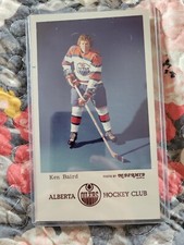 1972-73 WHA Hockey Alberta Edmonton Oilers Ken Baird McDermid Postcard EX++