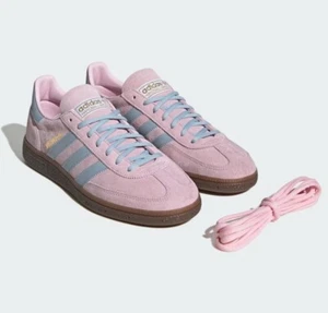 New Adidas Handball Spezial Shoes - Clear Pink/ Wonder Blue (JP7726) - Picture 1 of 9