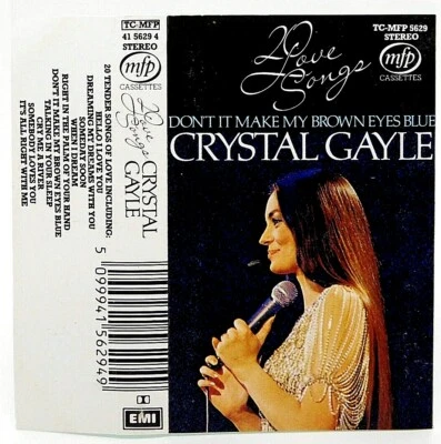 Cassette Crystal Gayle 20 Love Songs 1982 Liberty Records EMI TC MFP 41 5629 4 Foto 1 de 2