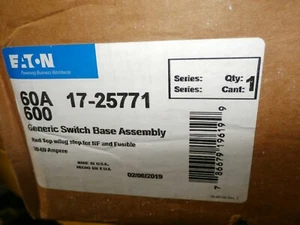 NEW Eaton Cutler Hammer 17-25771, 30-60 Amp, NFCRF Disconnect Switch Assembly- - Picture 1 of 1