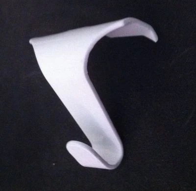 5 Picture Rail Hooks White Large and Heavy Duty  - image 1 of 4