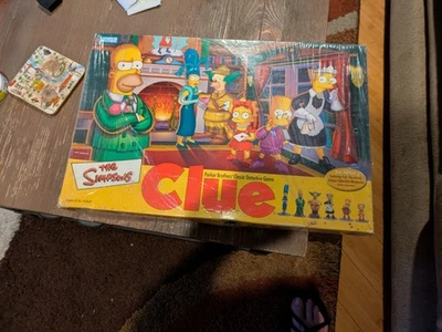 The Simpsons / 2nd Edition 2002 Clue Detective Board Game / Complete Pieces - Image 1 of 4