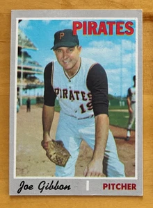 1970 Topps Baseball $517 Joe Gibbon - Pittsburgh Pirates - EX (No Creases) - Picture 1 of 2