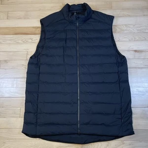 Lululemon Puffer Vest XL Men’s Black Navigation Fill Down Full Zip Outdoor - Picture 1 of 7