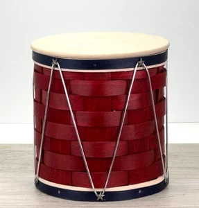 Longaberger 2014 Tall Drum Americana Basket & Lid - Picture 1 of 12