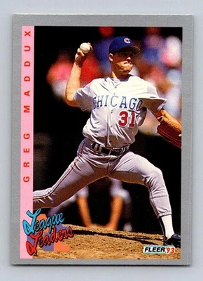1993 Fleer #707 Greg Maddux - Image 1 of 2