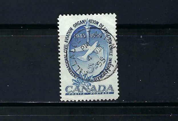 Canada #354, 5c United Nations -- Killaloe Station, Ont - SON CDS Town Cancel Foto 1 de 1