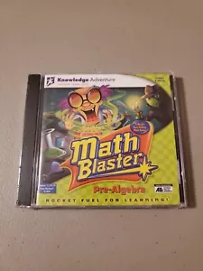 NEW Sealed Math Blaster CD-ROM Software Game Pre-Algebra Windows 98/95 PC - Picture 1 of 2