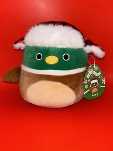 SQUISHMALLOWS 8" Avery The Green Duck Mallard Red Hat Soft Plush - NWT, KELLYTOY - Picture 1 of 6