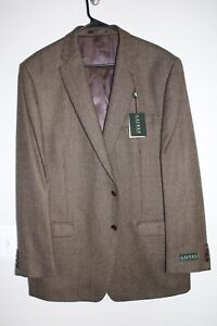 NEW OLIVE GREEN RALPH LAUREN 100% WOOL TWEED SPORT COAT sz 46L blazer jacket NWT