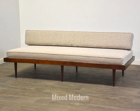 Mid Century Walnut Daybed Cover