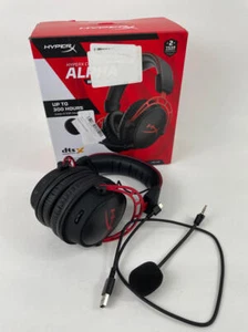HyperX Cloud Alpha Wireless Gaming Headset - 300-Hr Battery - Red -No USB Dongle - Picture 1 of 7