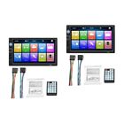 2 Count Double Din Car Stereo 7 Inch Mp5 Player Wireless Radio Receiver Usb