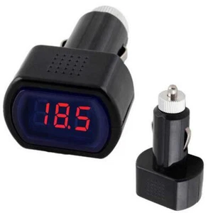 DC 12V LED Display meter Cigarette Lighter Voltage for Car Battery - Picture 1 of 1