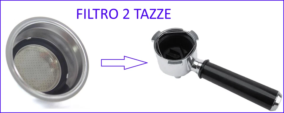 Filtro per Macchina da Caffè DELONGHI Ricambi Dedica Icona EC 680 685 860 ECO311