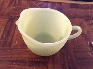 Green vintage fire king ware creamer made in the USA - Picture 1 of 1