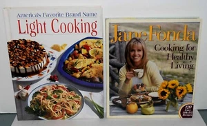 2 Cookbooks - Light Cooking and Jane Fonda - Picture 1 of 2