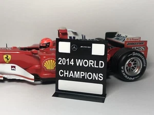 Pitboard 1:43/1:18 (Pizarra F1) / Lewis Hamilton (Mercedes) 2014 World Champion - Picture 1 of 8