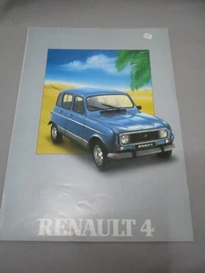 N604 DEPLIANT RENAUT 4 1988 BON ETAT - Picture 1 of 3