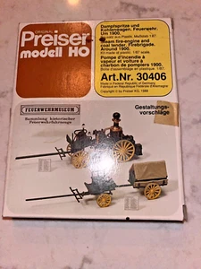 Preiser Kit Ho Feuerwehr Art No. 30406 getaltlungs vorschlage rare nib - Picture 1 of 2