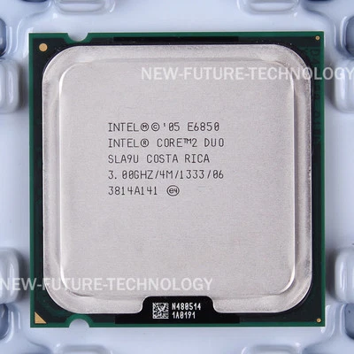 Intel Core 2 Duo E6850 (HH80557PJ0804MG) SLA9U 3 GHz LGA 775 CPU 1333MHz 65W - Image 1 of 2