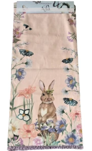 Cynthia Rowley Easter Embroidered Table Runner 16x72" Embellished Lined Floral - Picture 1 of 16
