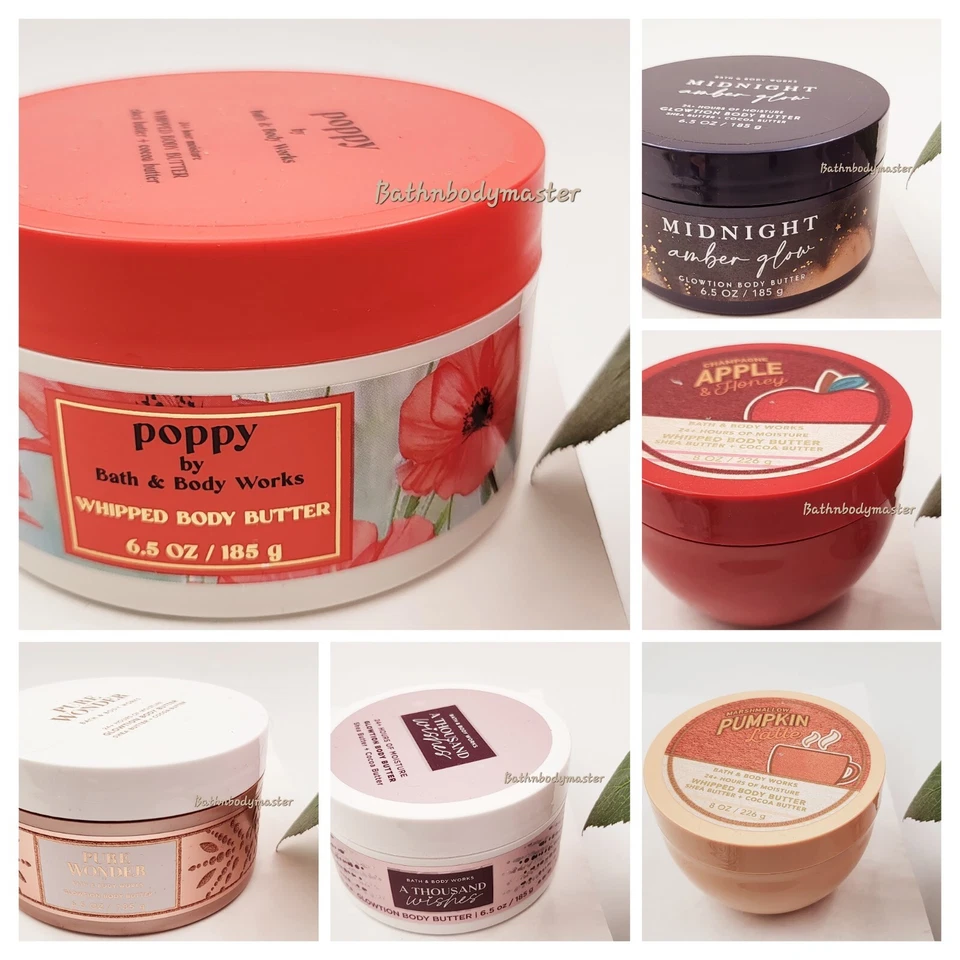 Bath and Body Works BODY BUTTER Shea Rice Milk cream lotion  *U CHOOSE~ - Image 1 of 1