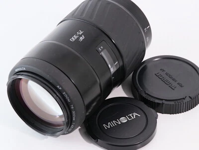Sony/Minolta AF Zoom 75-300mm f/4.5-5.6 Lens for Sony Minolta A DSLR #2240 - Image 1 of 4