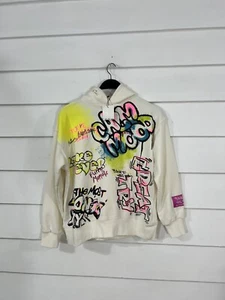 New Zara Graffiti Calm Most Iconic Days Hoodie Sweaters Kid Size 13 14 Years - Picture 1 of 17