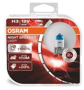 OSRAM NIGHT BREAKER LASER 2x H3 +150% Next Generation Scheinwerfer Birne Lampe - Bild 1 von 4
