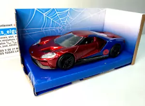 JADA TOYS 1/32 SPIDERMAN FORD GT 2017 COCHE DE PELICULA SERIE TV - Imagen 1 de 3